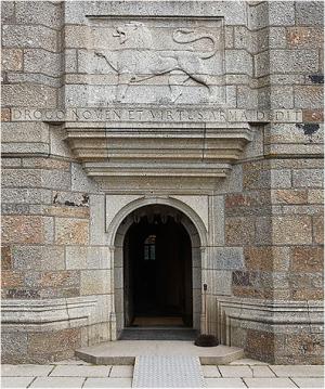 Entrance to Castle Drogo