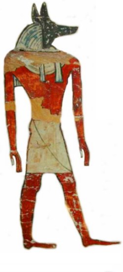 Anubis - coffin of Nebseny, Egyptian Museum Cairo